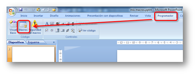 Programador - Macros