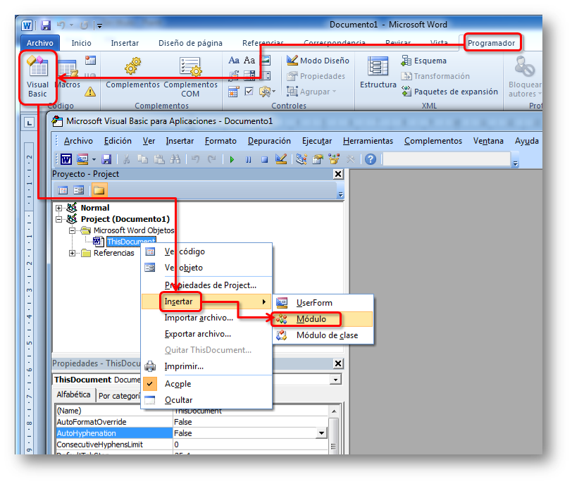 Autocorrección de Word con AutoHotkey