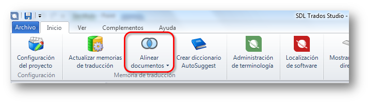 Herramienta para alinear documentos