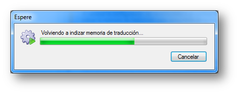 Indizar la TM - Progreso