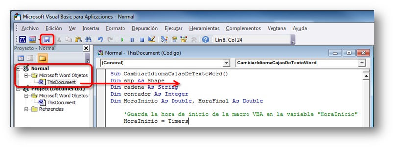 plantilla Normal - pegar y guardar