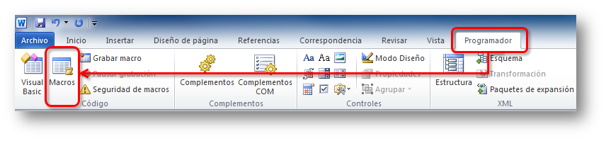 3 - Programador - Macros