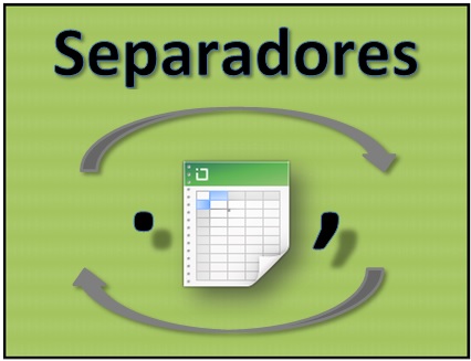 Separadores de millar y de decimales en Excel