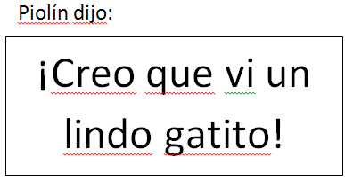 cuadro de texto en español 1