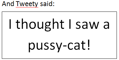 cuadro de texto en inglés 1