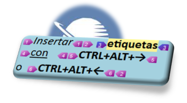 Formas de insertar etiquetas en Trados Studio