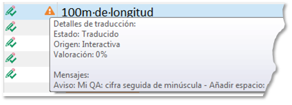 error detectado por QA Checker