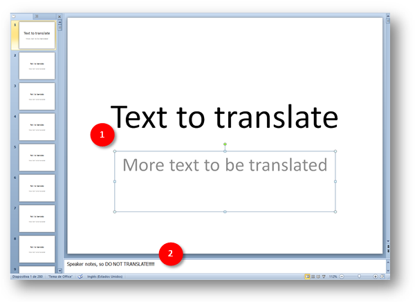 diapositiva de PowerPoint