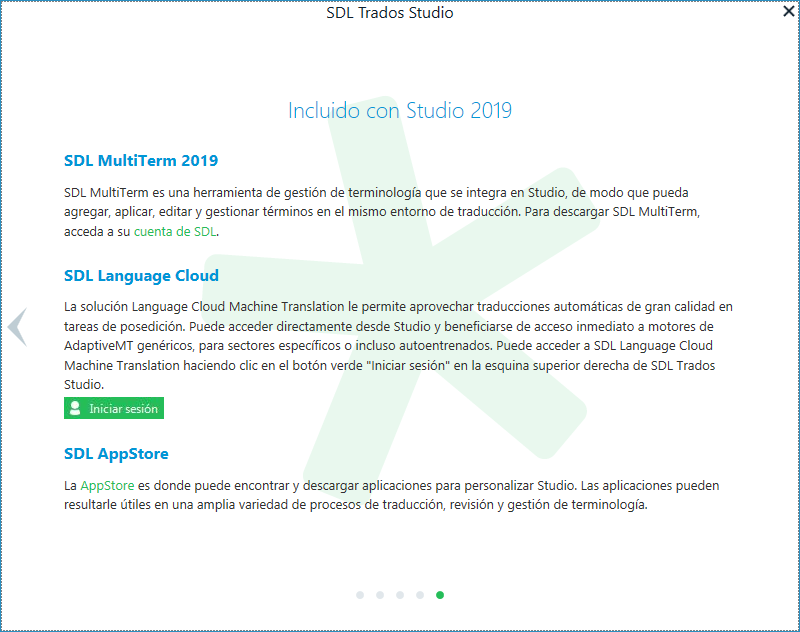 Bienvenidos a Trados Studio 2019 - 5