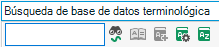Búsqueda de base de datos terminológica 2019