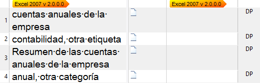 Configurar Trados Studio para traducir una hoja de Excel - Común - Propiedades del documento