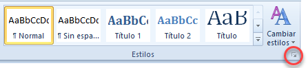 Estilos de Word