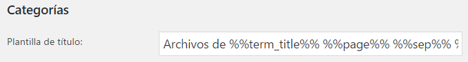 Traducir WordPress: SEO - Archivos