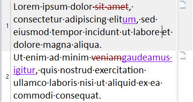 SIN cambios aceptados - Trados Studio