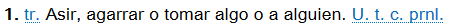 acepción 1 de coger