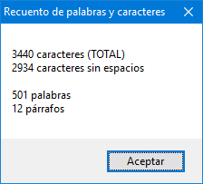 cuadro de diálogo para contar palabras con AutoHotkey