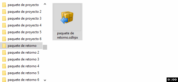 Los paquetes de retorno de Studio son archivos ZIP
